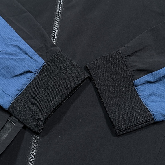 Lacoste Novak Djokovic Blue Black Windbreaker Training Jacket Mens XL - Picture 5 of 13